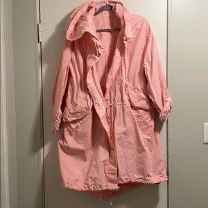 Pink Madewell coat